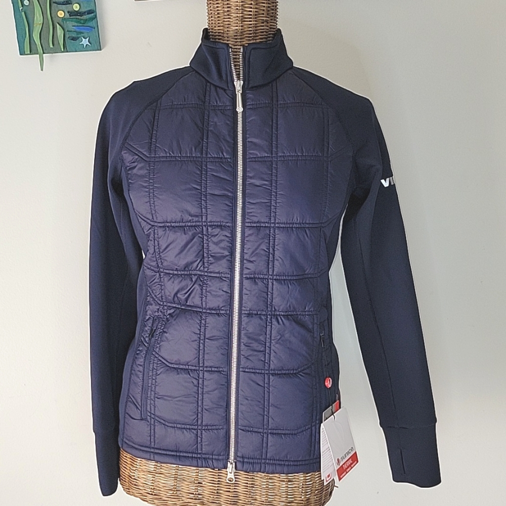 NWT Sunice Ella Thermal Climaloft Jacket Navy szS  BinS